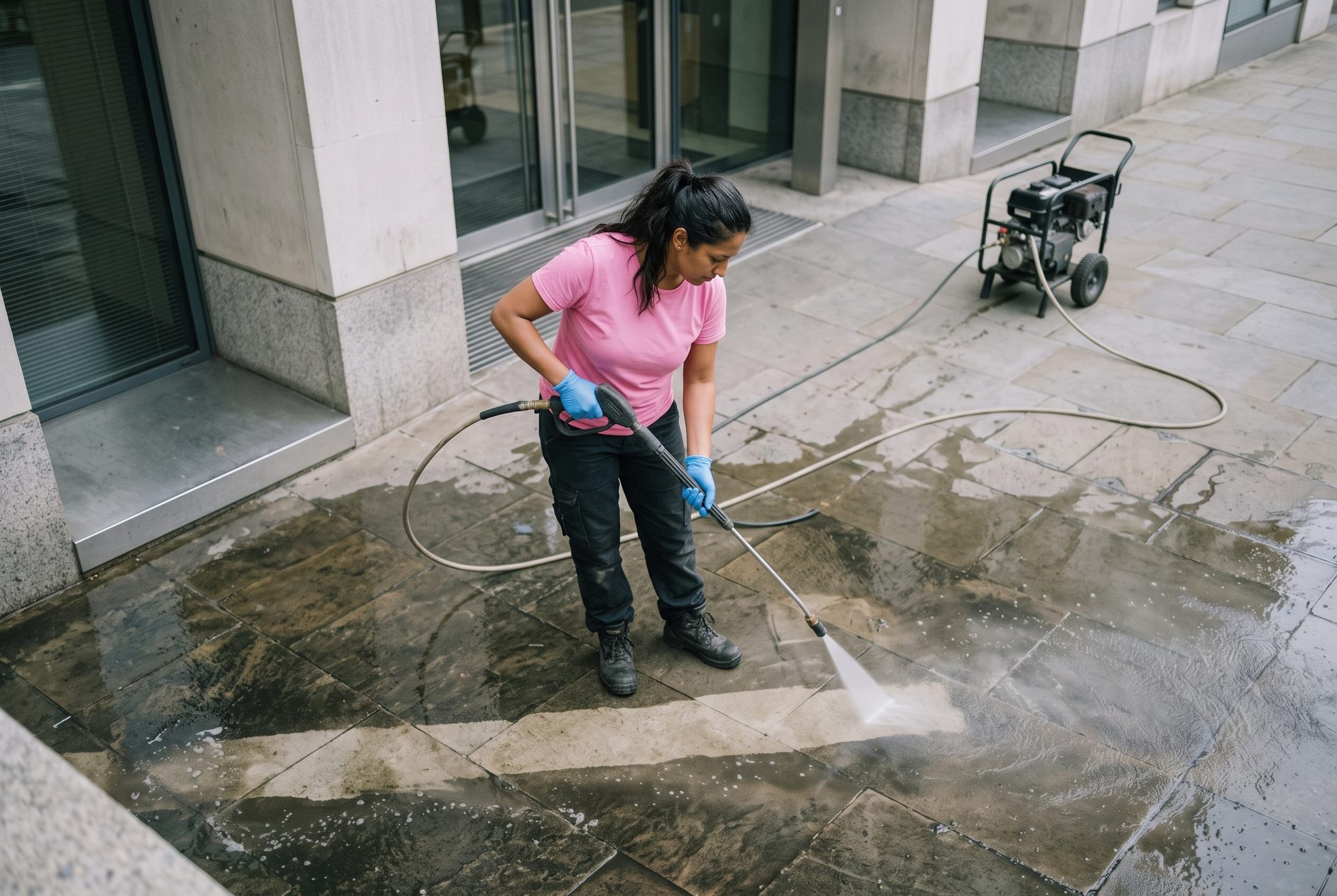 Commercial and office pressure cleaning